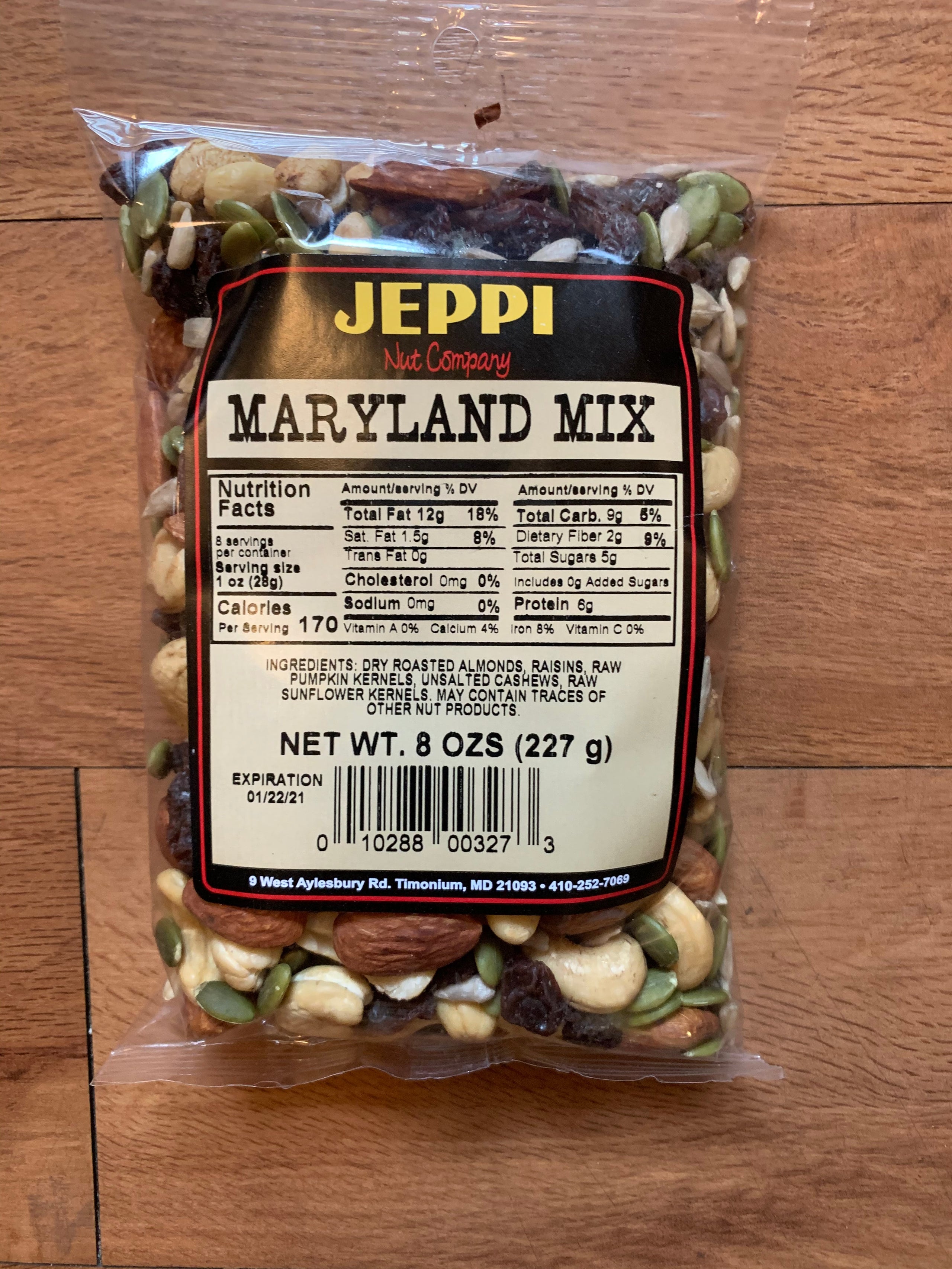 Jeppi Maryland Mix Nuts Pat’s Porch &